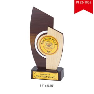 Wooden Trophy PI 22- 1006